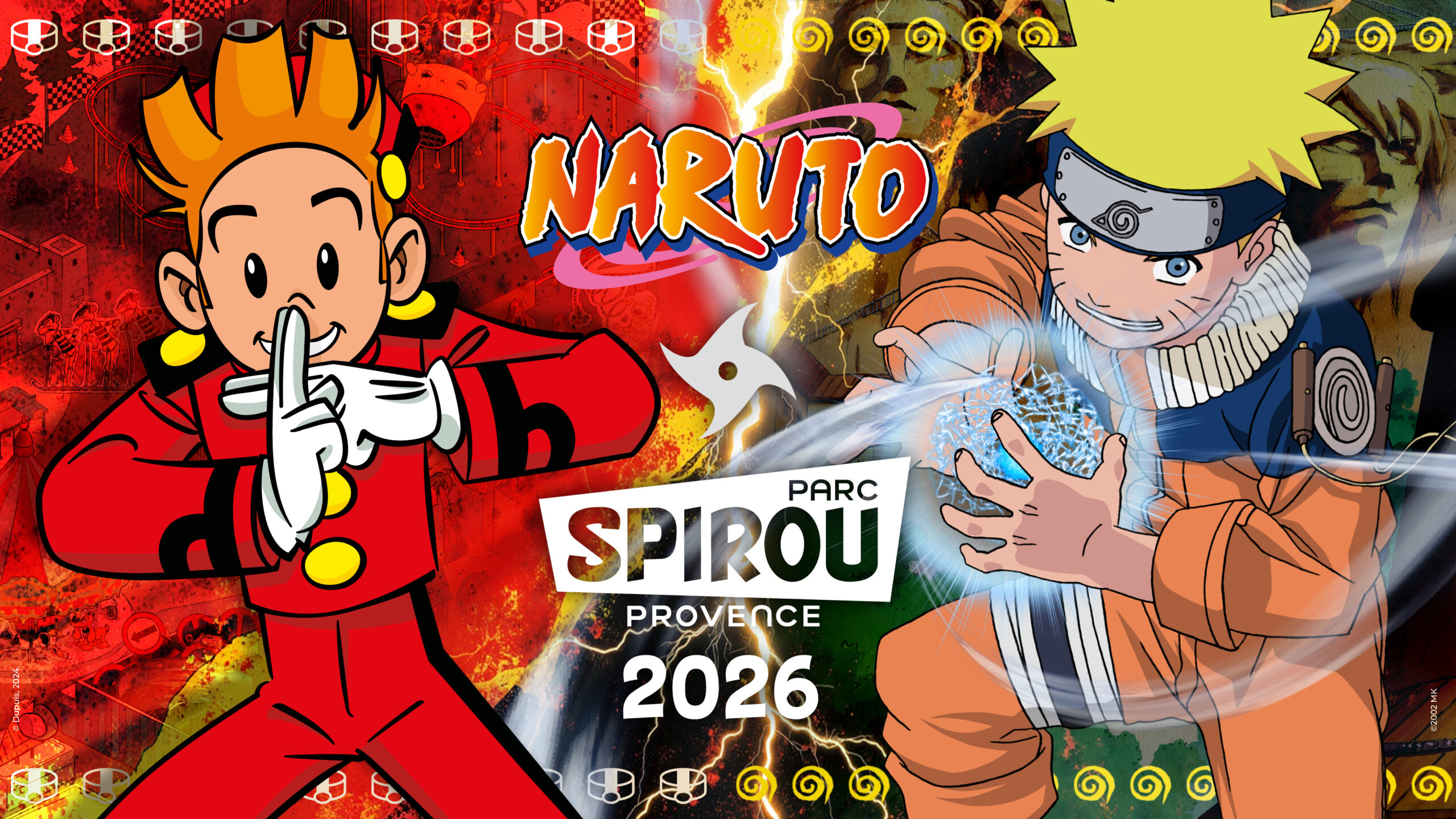 Parc Spirou : une zone immersive et une montagne russe Naruto ouvriront en 2026